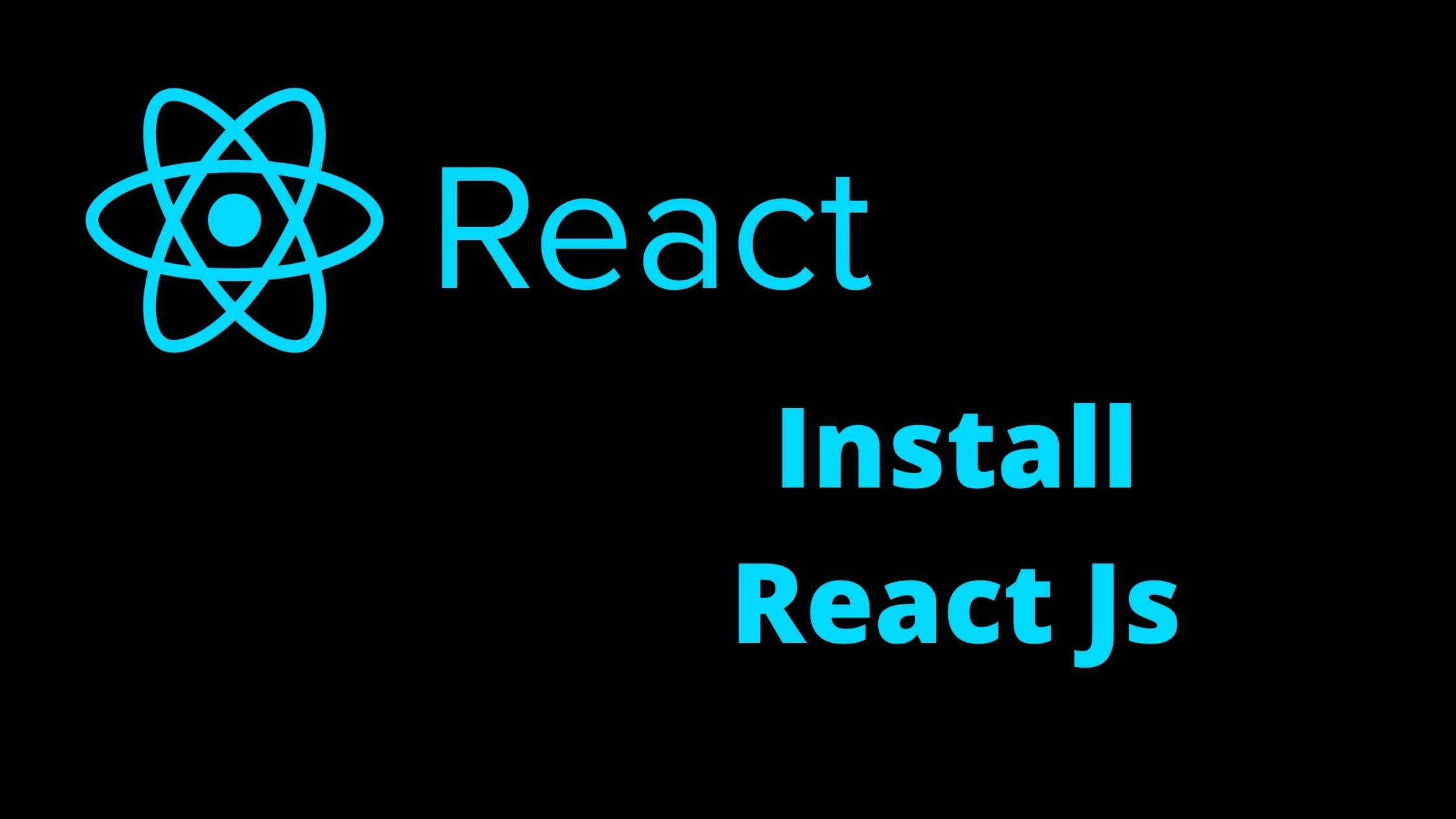Install React Js